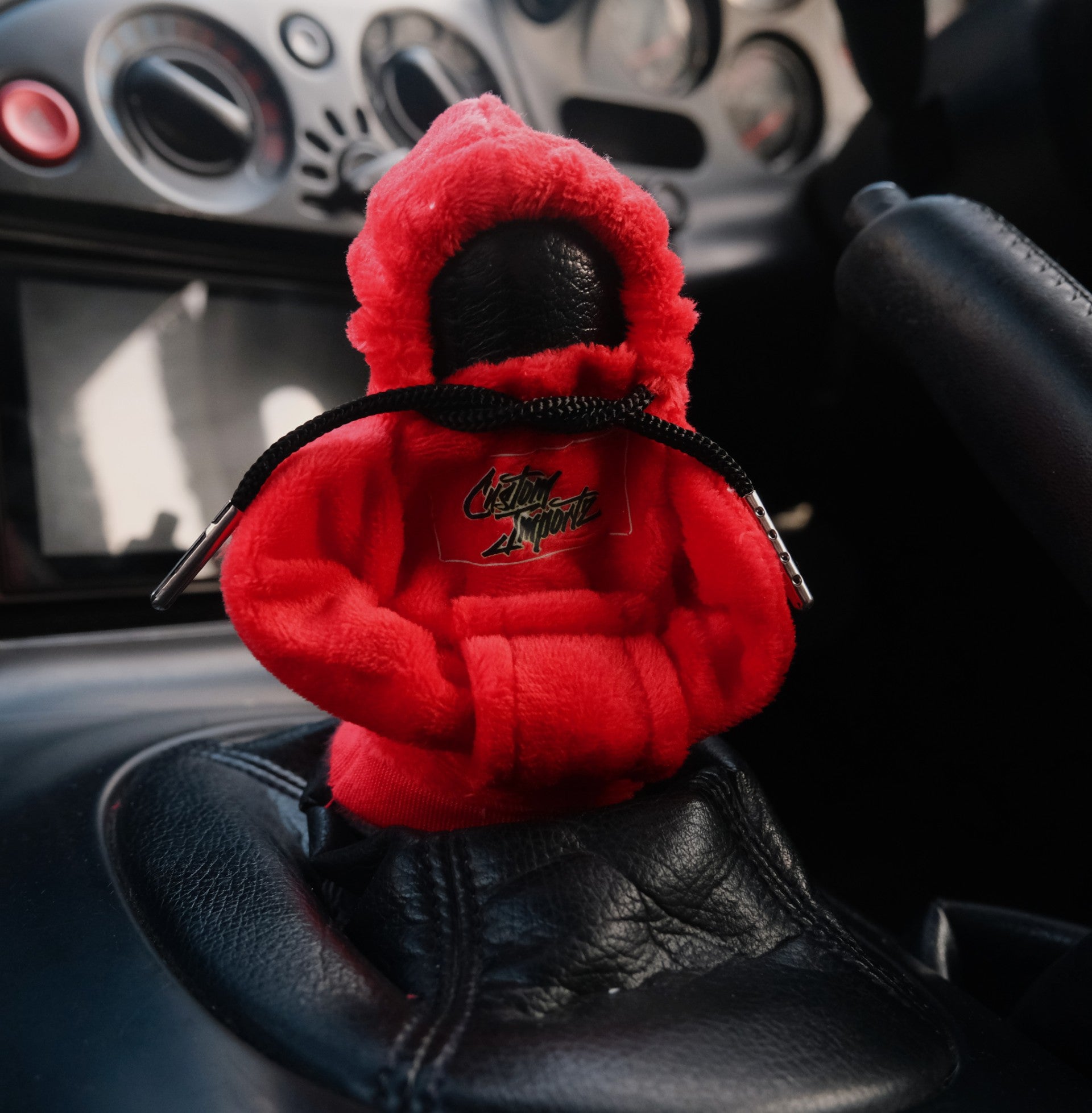 Custom Importz shift knob hoodie