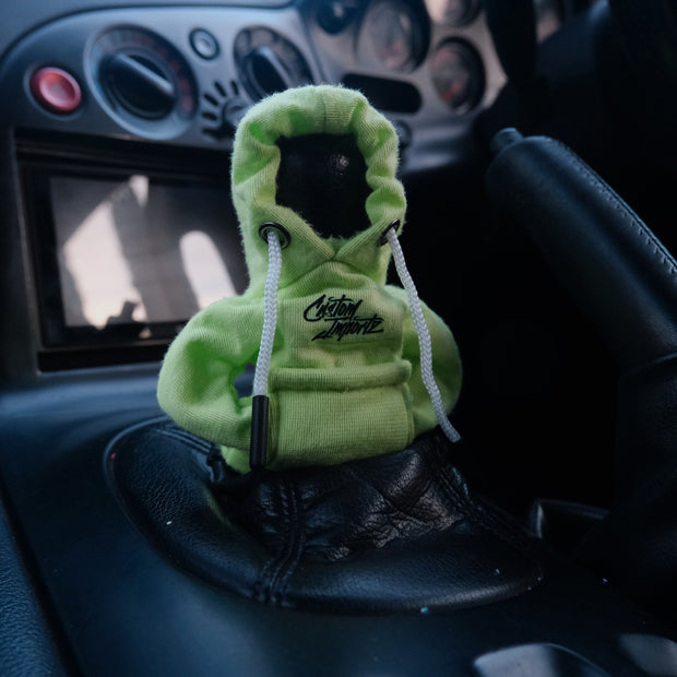 Custom Importz shift knob hoodie