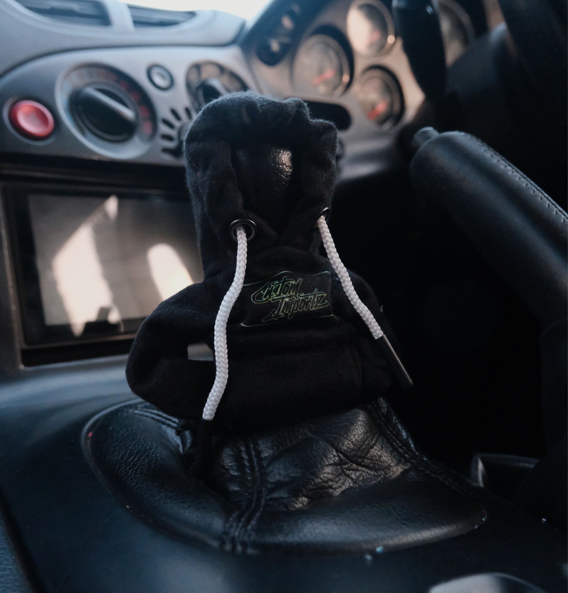 Custom Importz shift knob hoodie