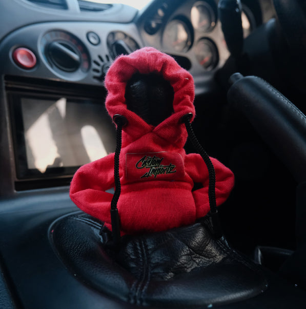 Custom Importz shift knob hoodie
