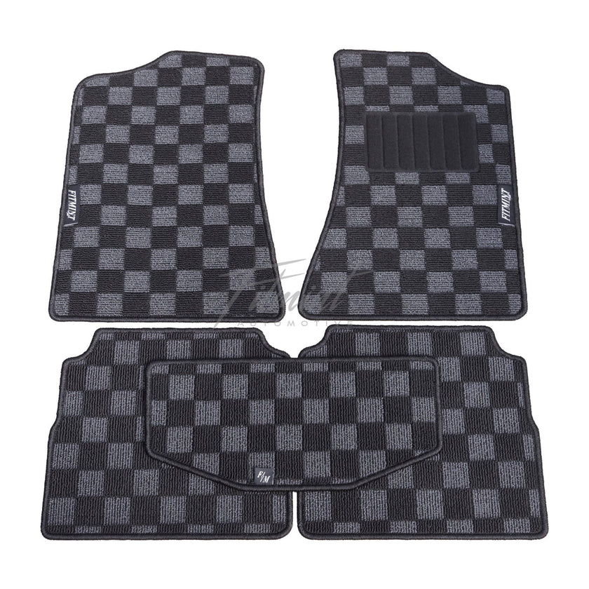 KE70 Corolla Checker Floor Mats!