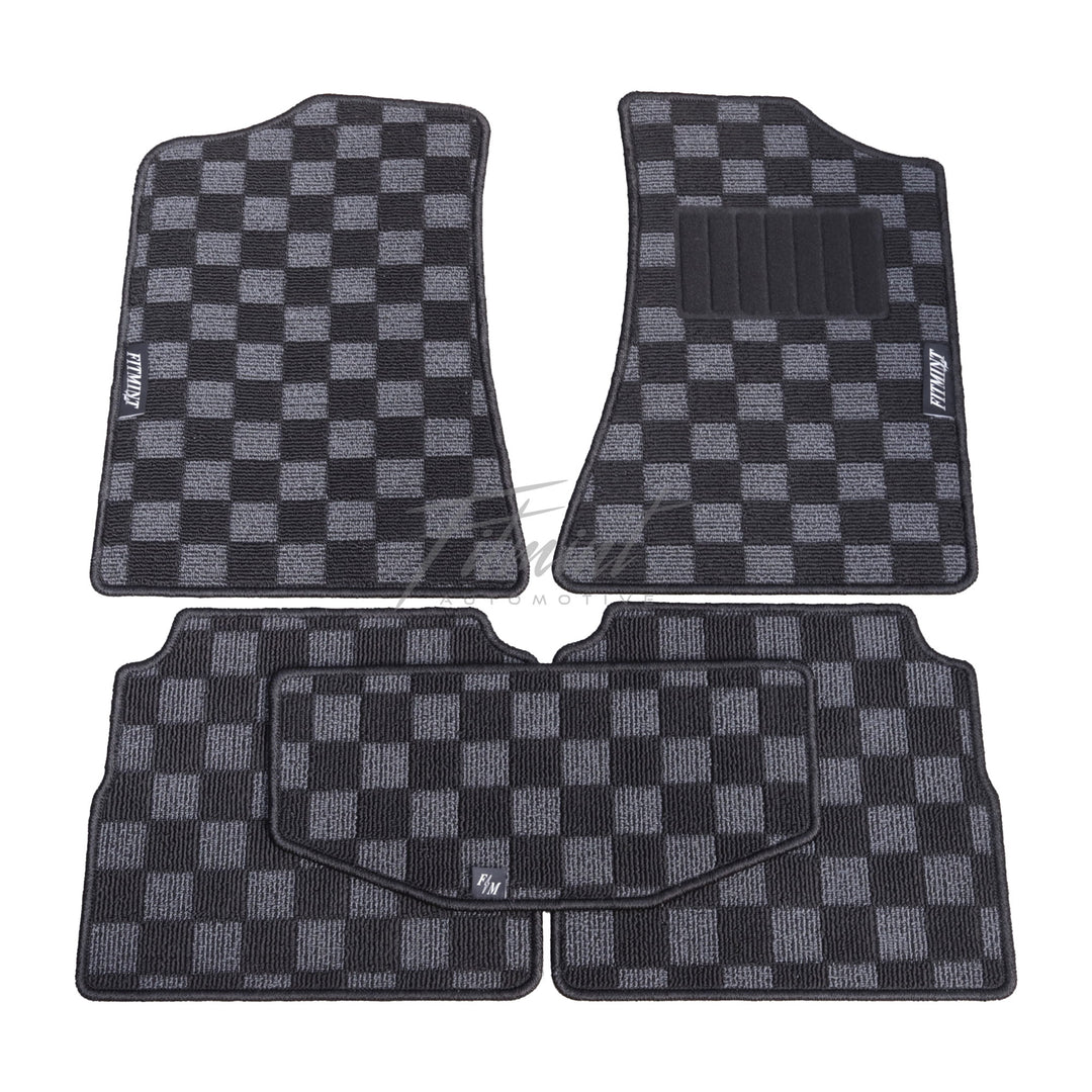 KE70 Corolla Checker Floor Mats!