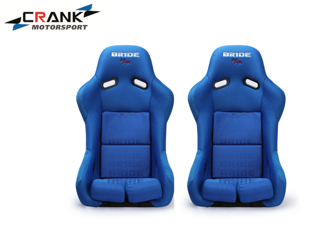Crank Motorsports ADR APPROVED VIOS II Fixed Back Bride Seat Blue