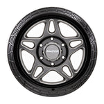 Sniper wheels Millrad Matt Gun Metallic / Gloss Black lip