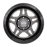 Sniper wheels Millrad Matt Gun Metallic / Gloss Black lip