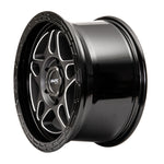 Sniper wheels Millrad Matt Gun Metallic / Gloss Black lip