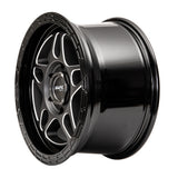 Sniper wheels Millrad Matt Gun Metallic / Gloss Black lip