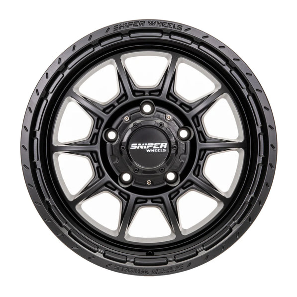 Sniper wheels Recon Matt Black