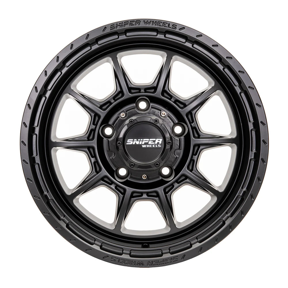 Sniper wheels Recon Matt Black