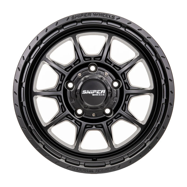 Sniper wheels Recon Matt Black