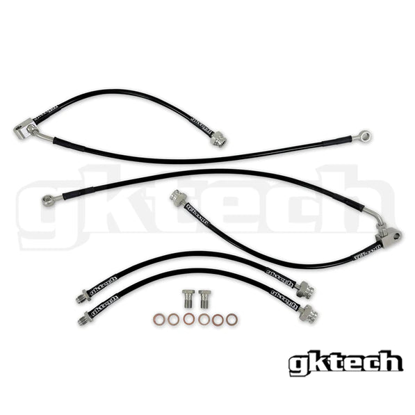 GK tech Z33 350Z Braided brake line set (Front and rear)