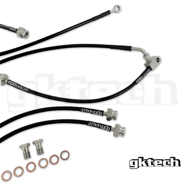 GK tech Z33 350Z Braided brake line set (Front and rear)