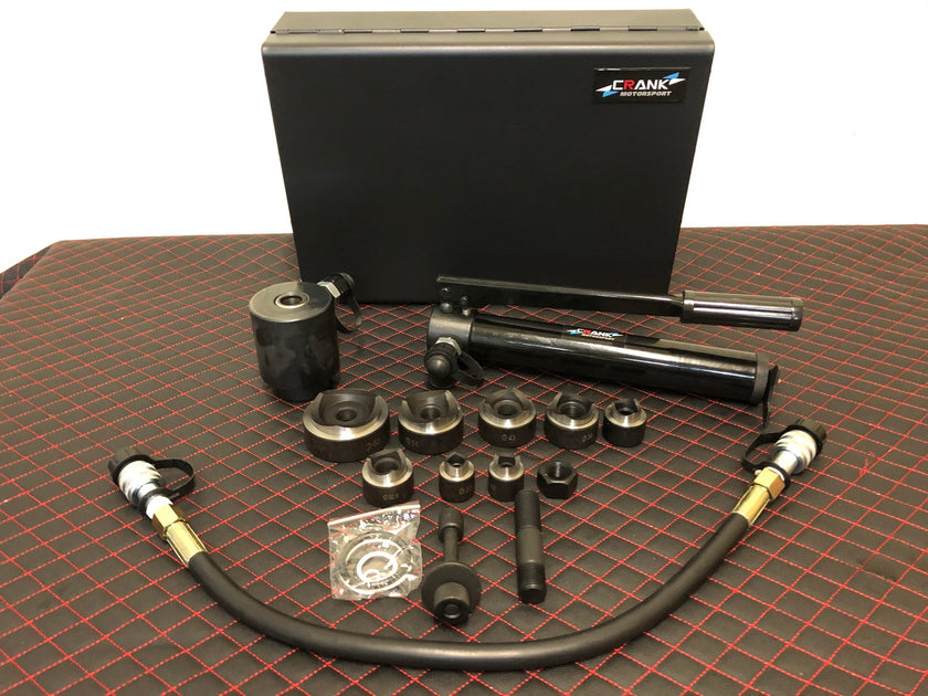 Crank Motorsport 16 Pcs 15T Hydraulic Hole Cutter Set
