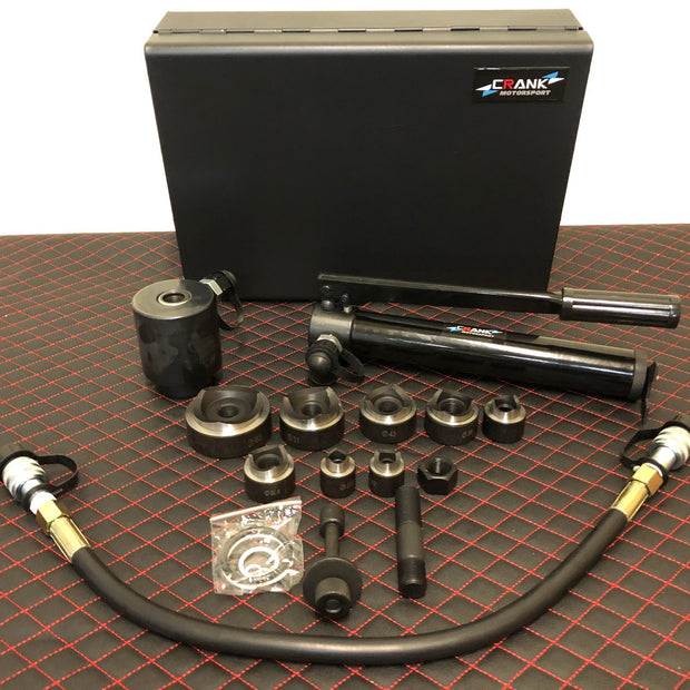 Crank Motorsport 16 Pcs 15T Hydraulic Hole Cutter Set