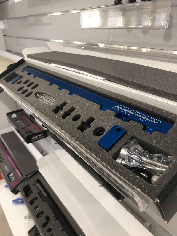 BPP RB26 Fuel Rail Kit - Blue