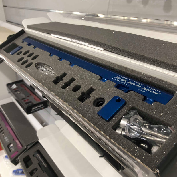 BPP RB26 Fuel Rail Kit - Blue