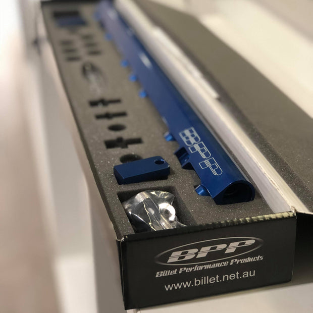 BPP RB26 Fuel Rail Kit - Blue