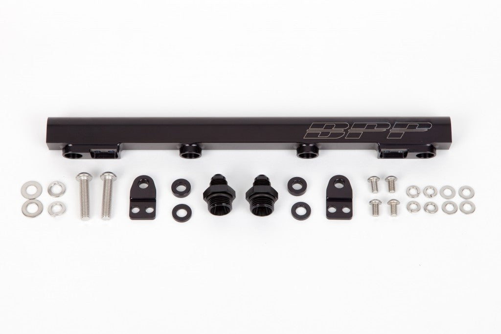 BPP Mitsi Evo Fuel Rail - Black