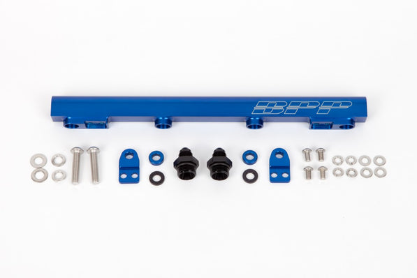 BPP Mitsi Evo Fuel Rail - Blue