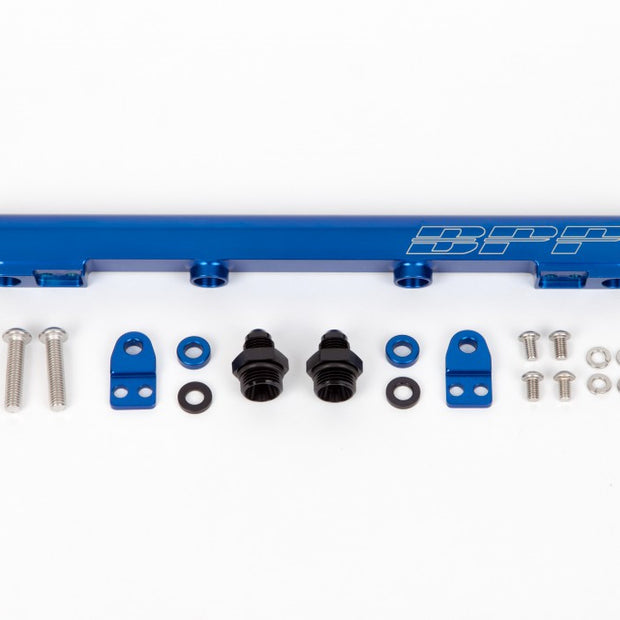 BPP Mitsi Evo Fuel Rail - Blue