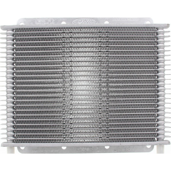 PWR Engine Oil Cooler - Plate & Fin 280 x 419 x 37mm (48 Row) to suit 2 x 8" Maradyne fans with legs