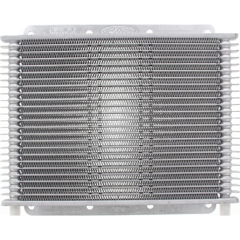 PWR Engine Oil Cooler - Plate & Fin 280 x 419 x 37mm (48 Row) to suit 2 x 8" Maradyne fans with legs