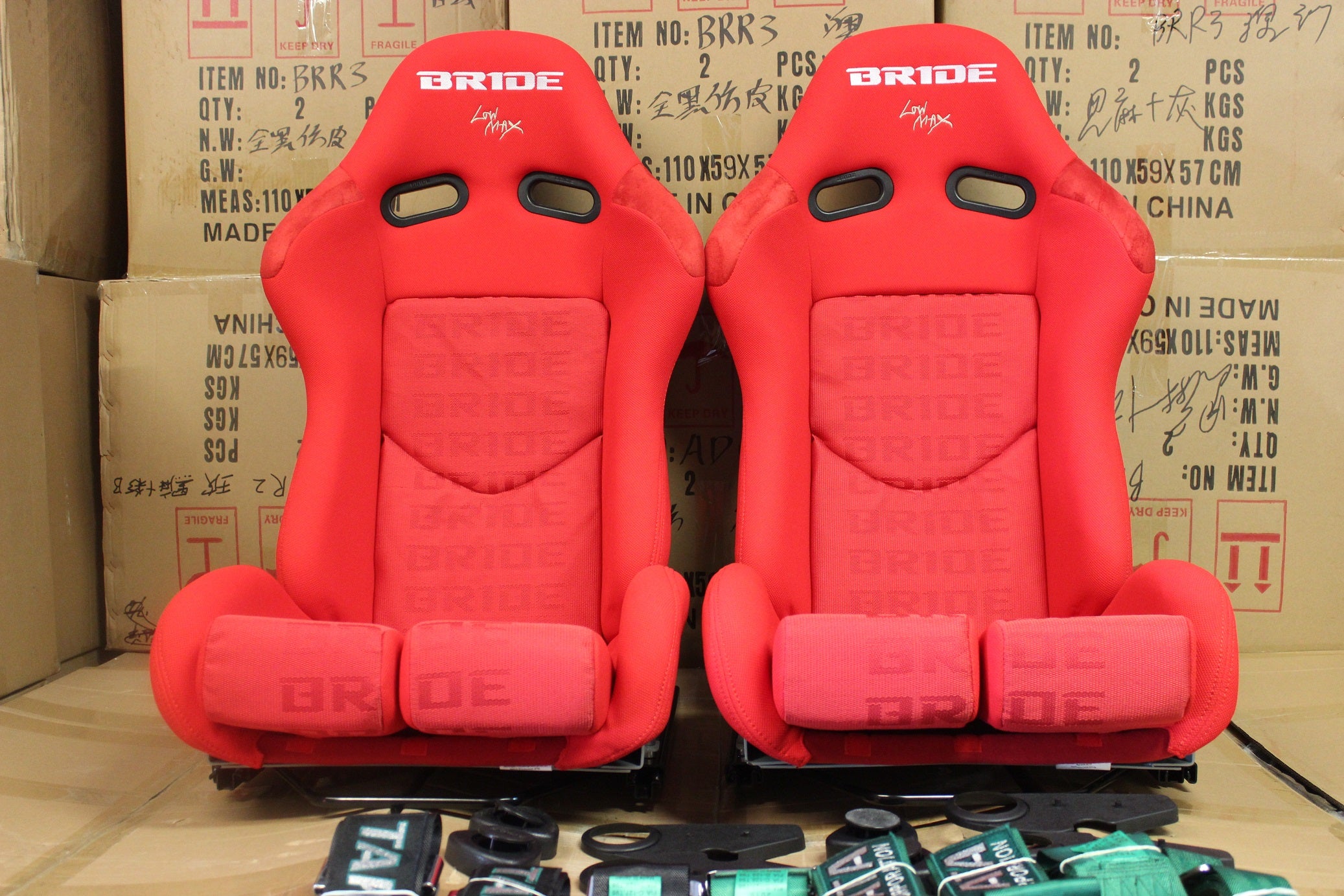 Crank Motorsports XL ADR Approved LOWMAX Reclinable Bride Seats