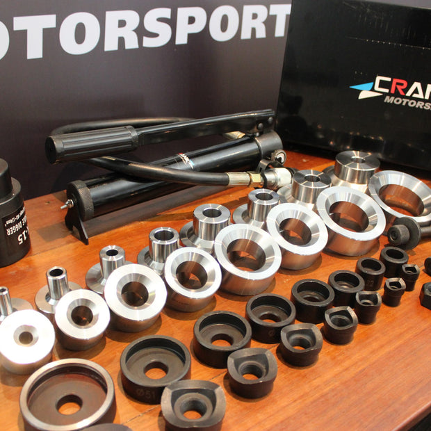Crank Motorsport 52 Pcs 15T Hydraulic Hole Cutter Set Taper