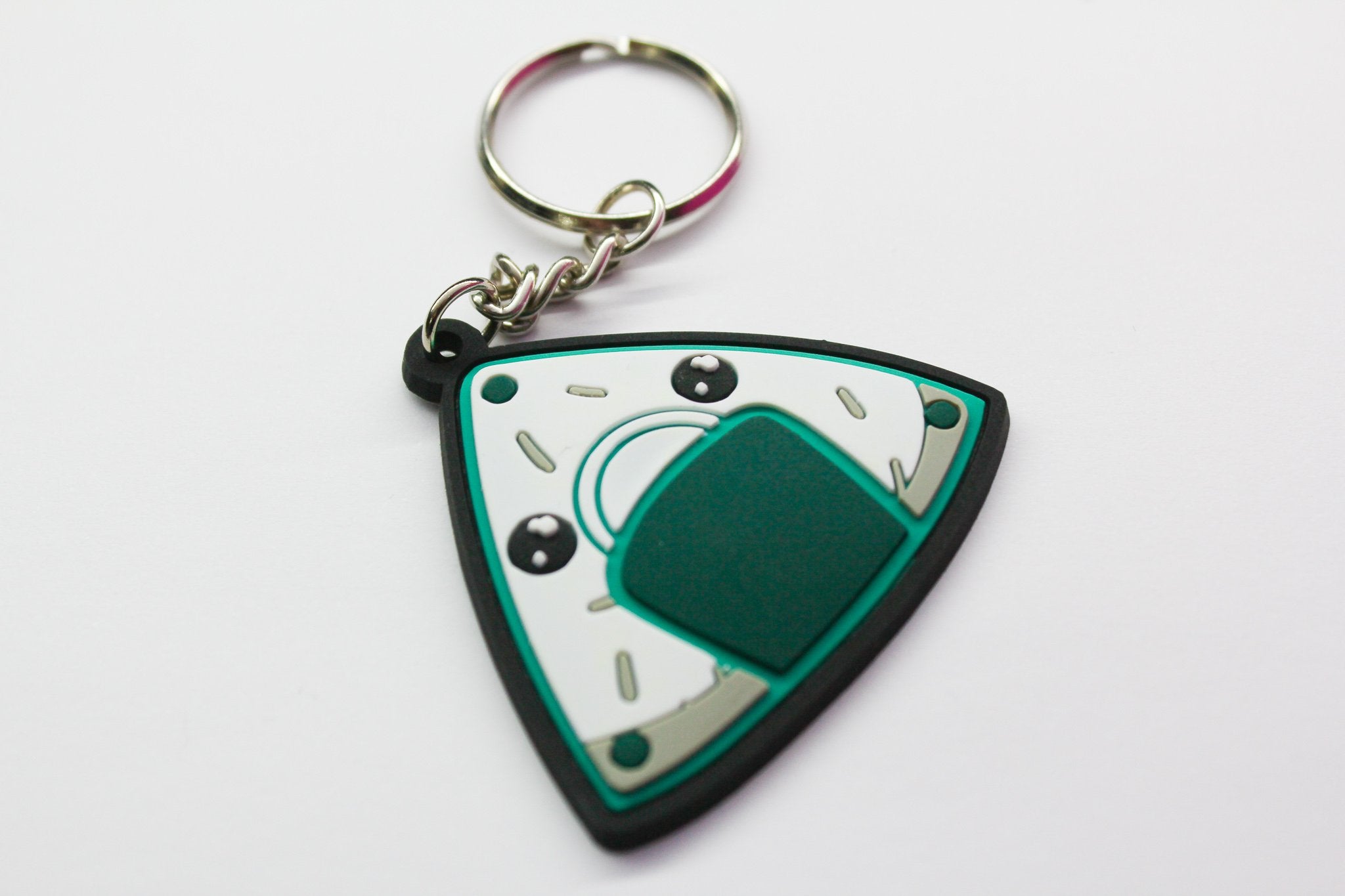 Drift Bunny Keyring - kawaii onigiri rotor