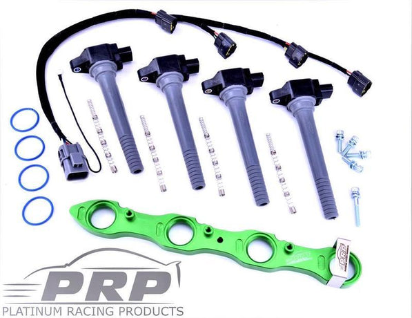 Platinum Racing Products - Suits Nissan SR20 Coil kit for series 2 S14/15/180 Type X - small hole rocker cover