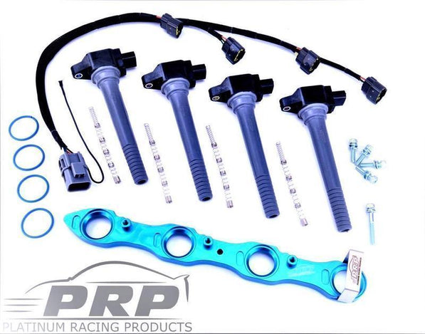 Platinum Racing Products - Suits Nissan SR20 Coil kit for series 2 S14/15/180 Type X - small hole rocker cover