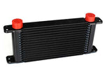PWR Engine Oil Cooler - Plate & Fin 280 x 127 x 37mm (14 Row) kit (includes fittings)