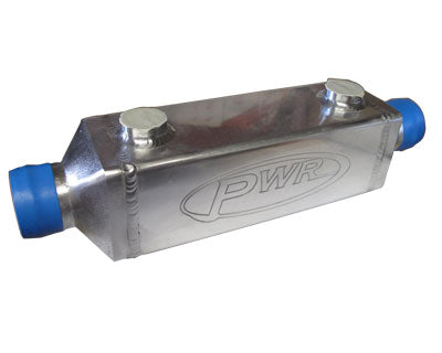 PWR In-Line Engine Oil Coolers - 3" x 8" - 44.5mm