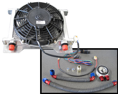 PWR Engine Oil Cooler Kit - FORD Falcon BA / BF 6-Cylinder