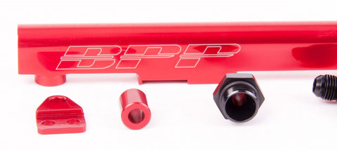BPP Mitsi Evo Fuel Rail - Red