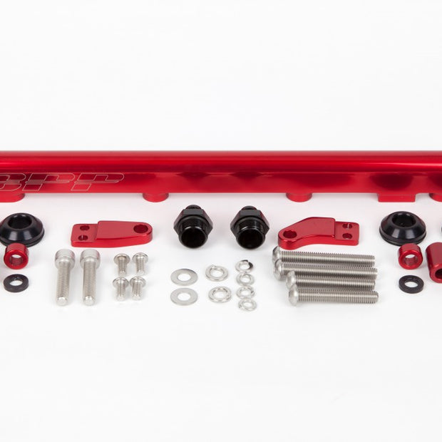 BPP S13 SR20 Fuel Rail Kit - Red