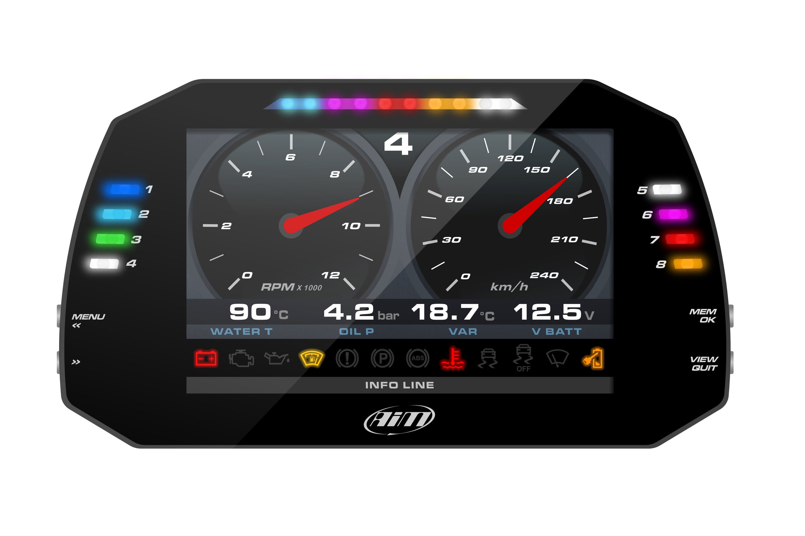 aim dash ECU engine management data logger race dash motorsport motorbike dash adelaide dealer wholesaler ci performance parts 