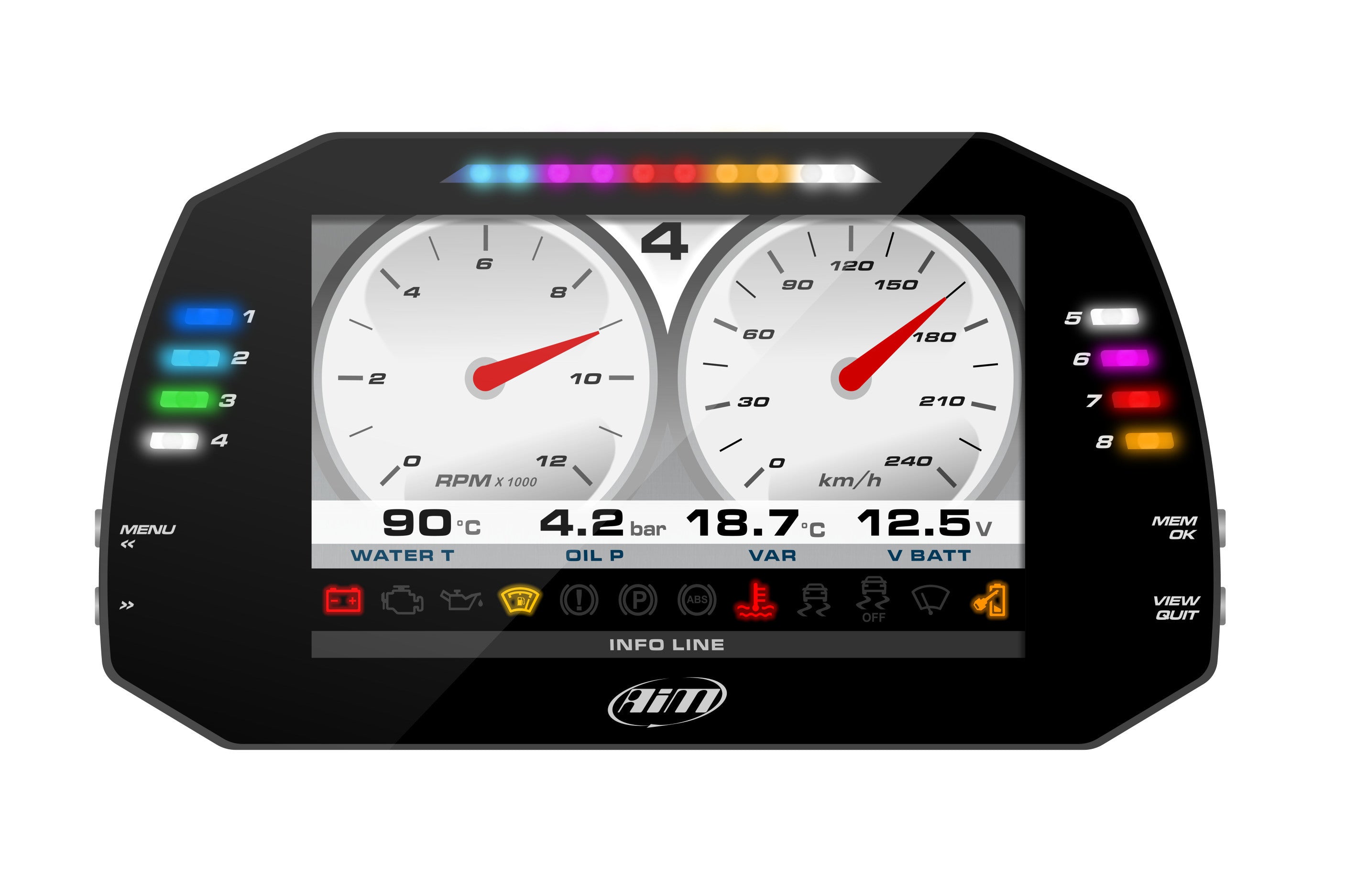 aim dash ECU engine management data logger race dash motorsport motorbike dash adelaide dealer wholesaler ci performance parts 