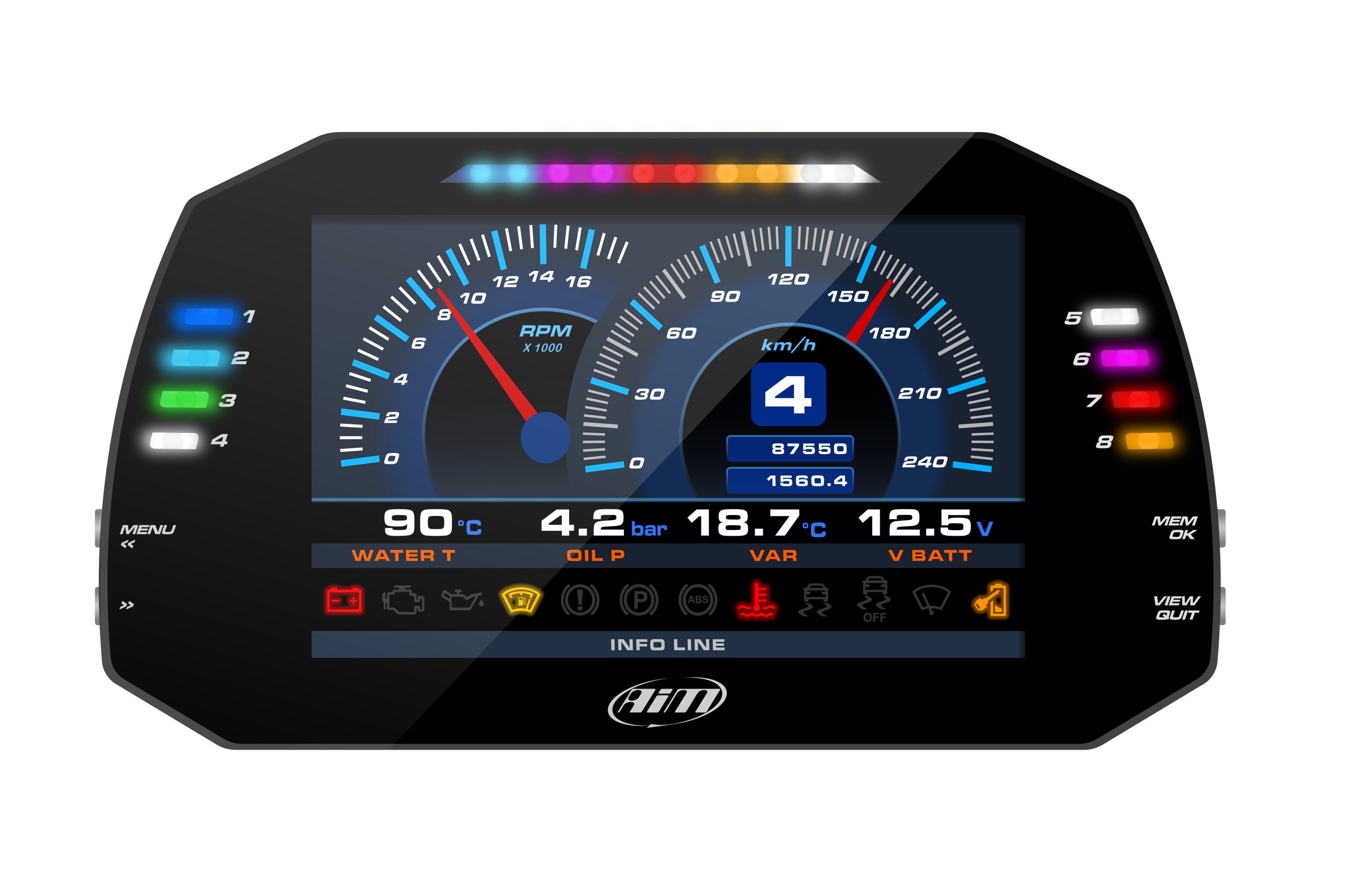 aim dash ECU engine management data logger race dash motorsport motorbike dash adelaide dealer wholesaler ci performance parts 
