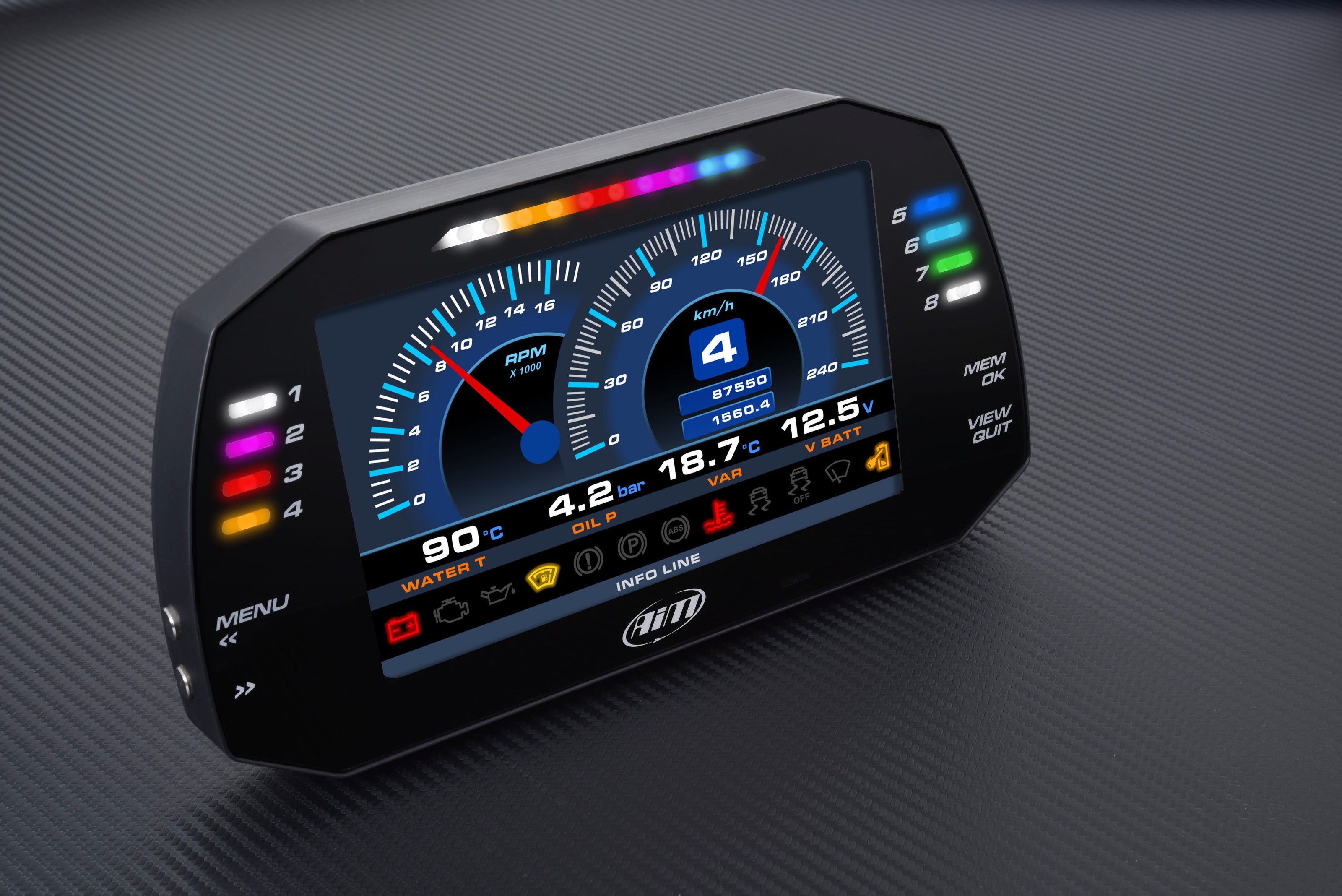 aim dash ECU engine management data logger race dash motorsport motorbike dash adelaide dealer wholesaler ci performance parts 
