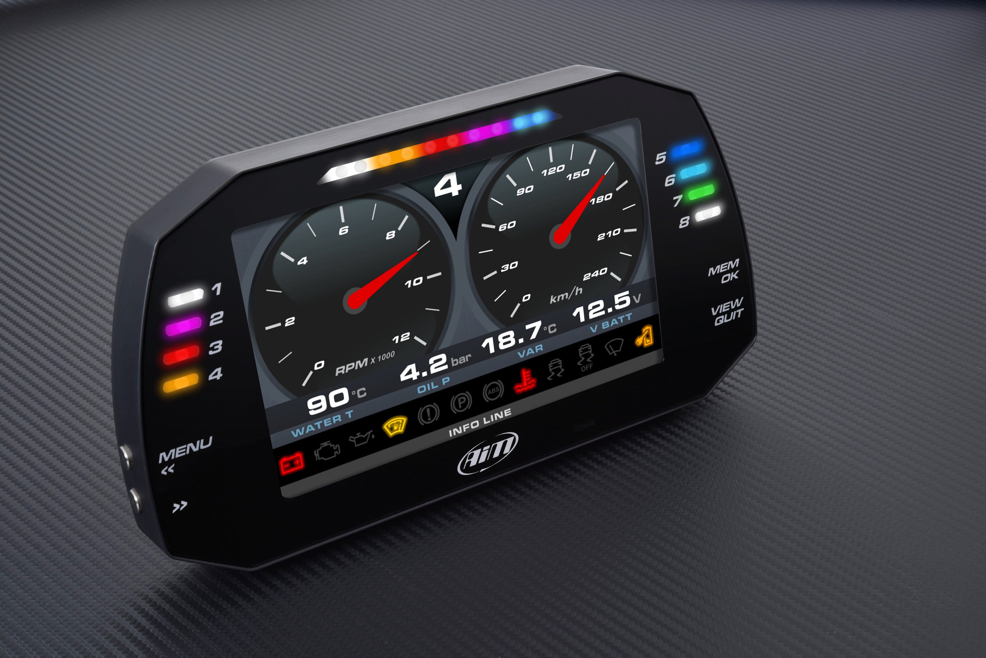 aim dash ECU engine management data logger race dash motorsport motorbike dash adelaide dealer wholesaler ci performance parts 