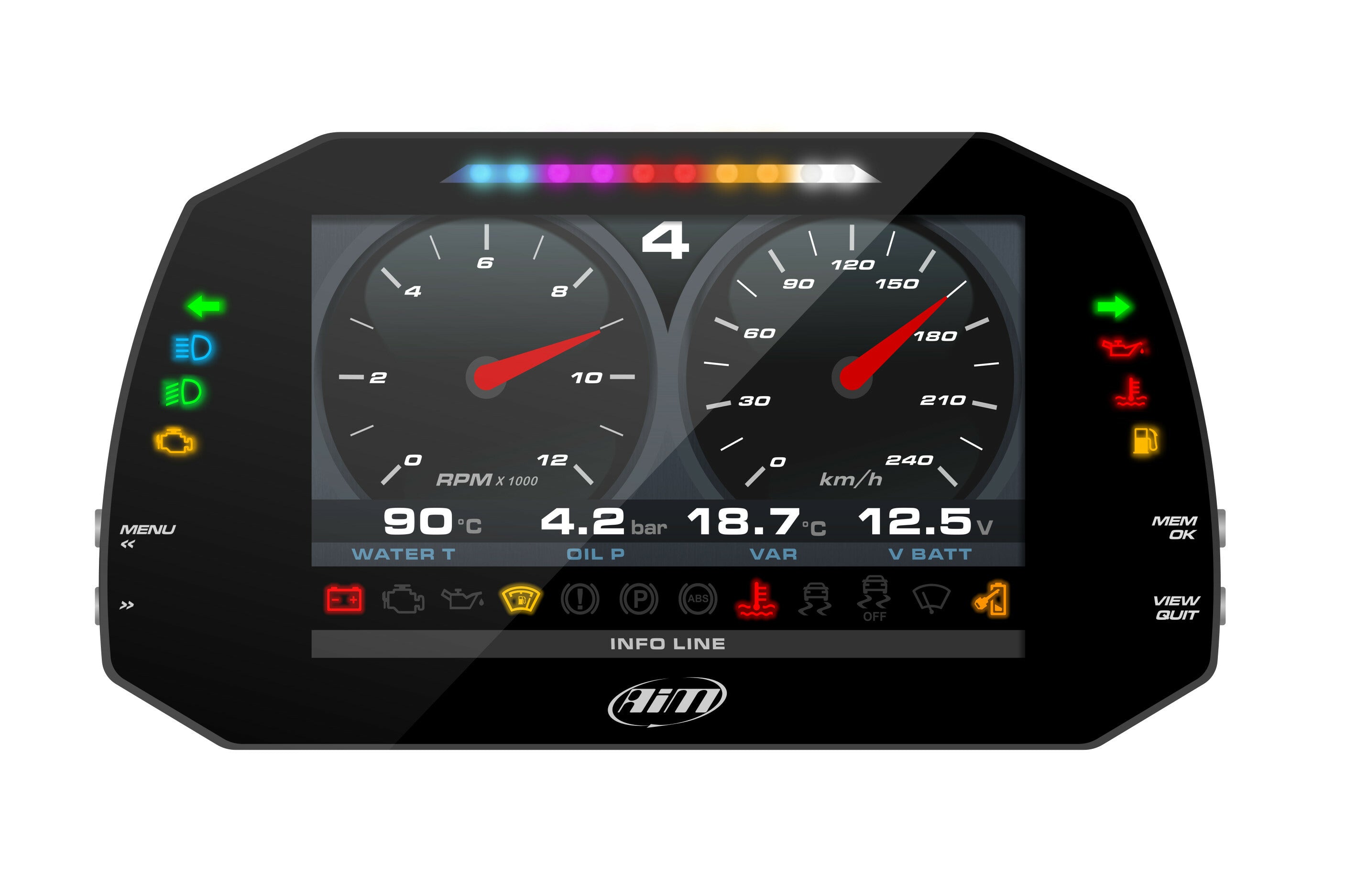 aim dash ECU engine management data logger race dash motorsport motorbike dash adelaide dealer wholesaler ci performance parts 