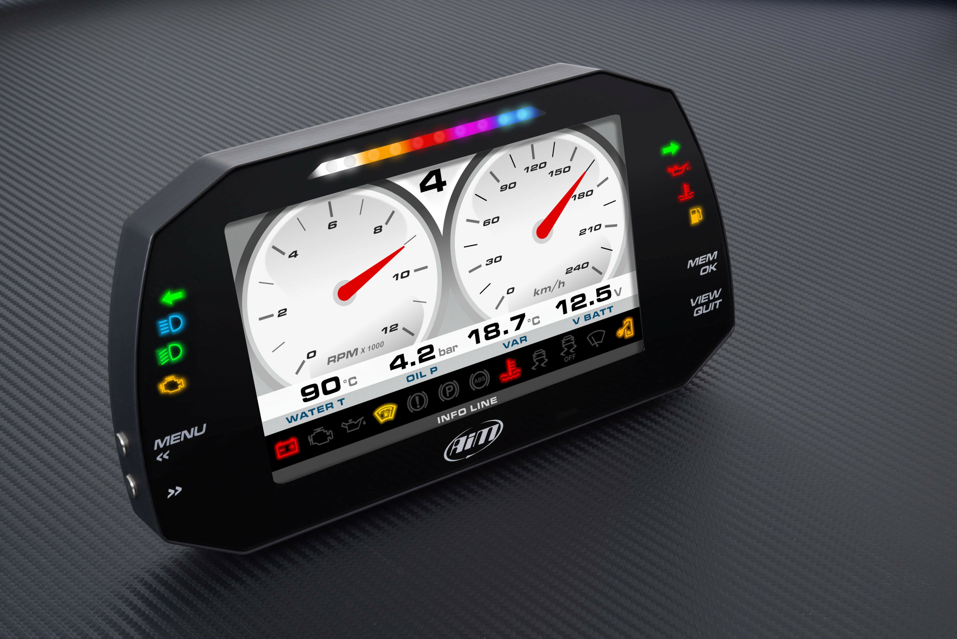 aim dash ECU engine management data logger race dash motorsport motorbike dash adelaide dealer wholesaler ci performance parts 