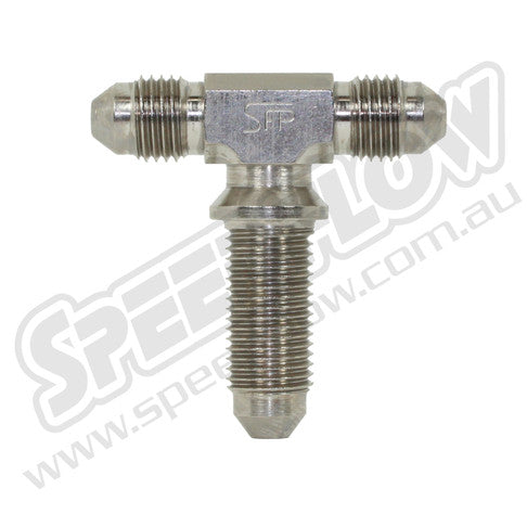 Speedflow -3 bulkhead tee on branch -steel