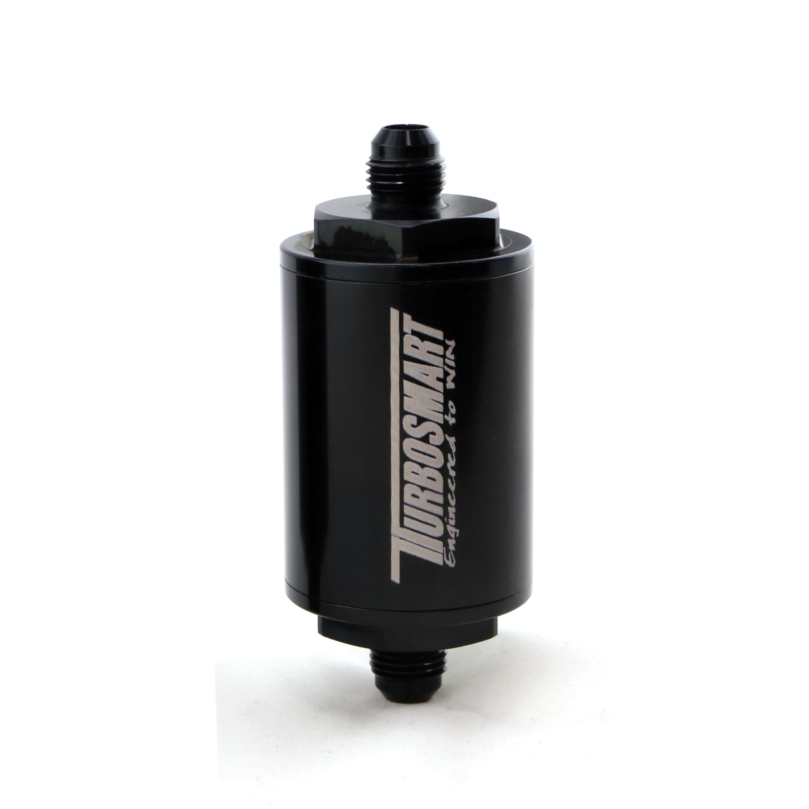 TURBOSMART Billet Fuel Filter (10um) Suit -8AN (Black)