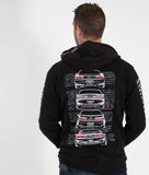 NISSAN SILVIA S15, S14, S13, 180SX HOODIE