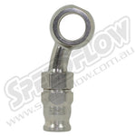 Speedflow 200 series 3/8 - M10 banjo hose end 20 degree side