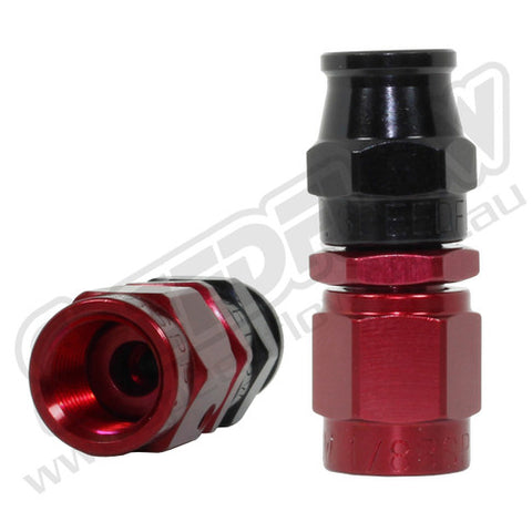 Speedflow 200 series flat seat hose end