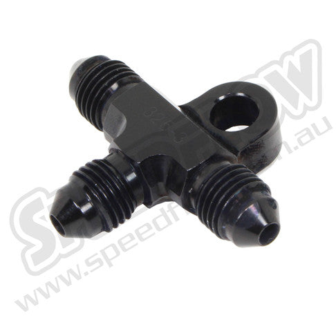 Speedflow -3 male tee with bracket -