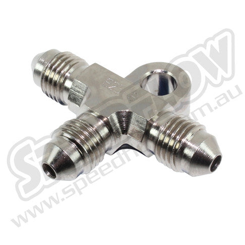 Speedflow -3 male tee with bracket -